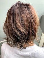 ベニヤボンドストリート(Beniya BOND STREET) ナチュラルグラデーション×キャラメルベージュ×鎖骨ミディアム