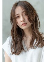 オースティン 流山おおたかの森(AUSTIN)&nbsp;大人かわいい前髪セシルカットココアブラウンフリンジウェーブ