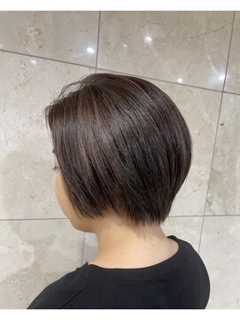 ヘアーサロン タカヒロ(Hair Salon TAKAHIRO) ハンサムショート　かきあげバング