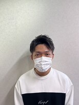 ウィズ(WITH) アップバング　ツーブロック　刈り上げ　束感　かっこいい