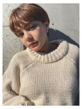 エムスラッシュ 表参道(M.SLASH) 表参道/フレンチガーリー/束感ショート/シルキーベージュd