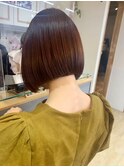 小顔ボブ×美髪[ぱつっとボブ/縮毛矯正/横浜韓国]15