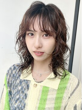 ココ 原宿(KOKO) 【KOKO_TOKYO】#10代20代30代 #セミディ#ウルフパーマ