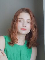 ワン 大船(ONE006)&nbsp;斜めバング/グレージュカラー/デザインカラー/シルキーベージュ