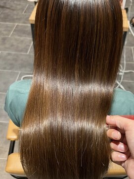 アイコニック 日進梅森台店(ICONIQ) 【カラーエステ】髪質改善トリートメント/ハイライトキャメル