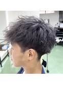 【Zero那須塩原/大田原】束感短髪ツーブロック刈り上げマッシュ