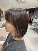 ★岡田有加★20代30代★銀座★ベージュインナー×グレージュ