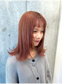 顔周りレイヤースタイル×外はねアレンジ*【NICA 溝の口店】
