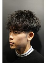 <理容室>パーマ　ソフトツイストスパイラル　メンズパーマ