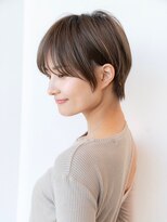 イオ 本厚木(io)&nbsp;20代30代大人かわいい丸みショート似合わせカットフルバング小顔