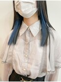 インナーカラーブルー
