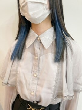 サクラ オモテサンドウ(SAKURA) インナーカラーブルー