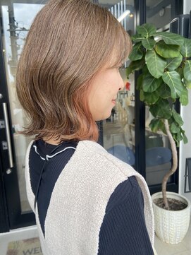 スタイルジャパン 新都心店(style JAPAN) インナーカラー　外はねボブ