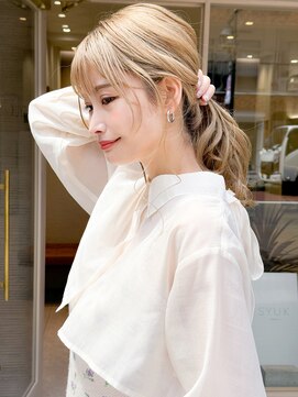 シュク 高円寺(SYUK) SYUK kazu 【高円寺 顔まわりカット 髪質改善 似合わせカット 】