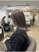 グレージュハイライト