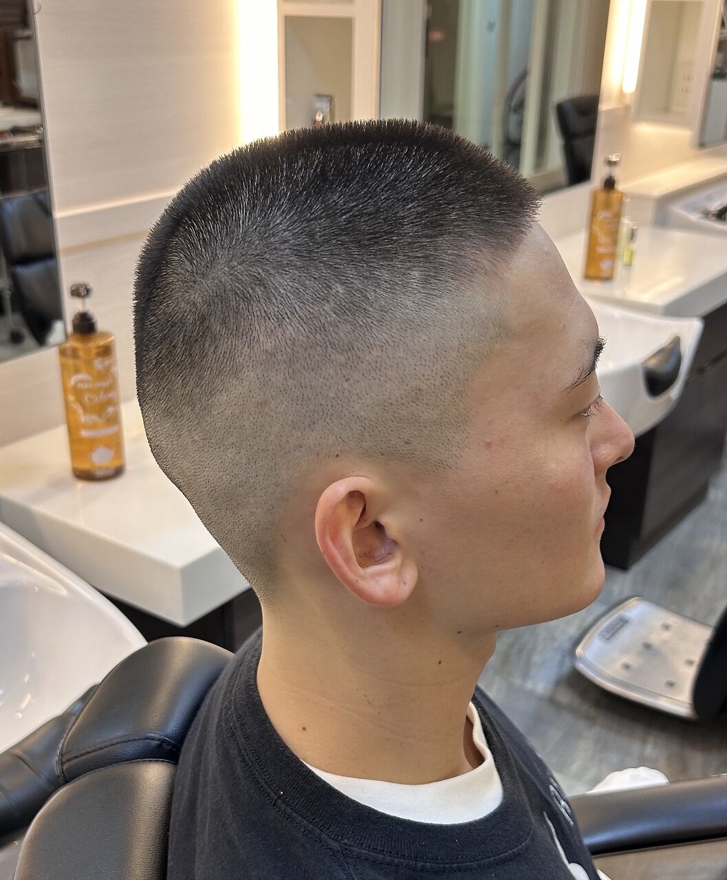 坊主フェード：L214500759｜ミオスタイル 元町店のヘアスタイル