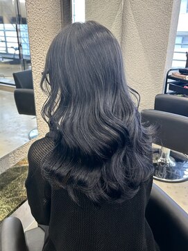 ペレ 栄店(PELE) デザインカラー/レイヤーカット/ウェットヘア/オリーブベージュ