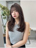 透明感マロンベージュ×学割U24×顔まわりカット【ayana】