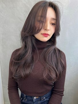 ソヨン 本厚木店(SOYON) かきあげバング×韓国風くびれヘア