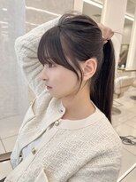 顔まわりカット　小顔