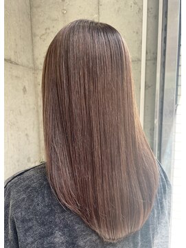 キャンバスアニュー 川崎(canvas anew.) ミディアム ブラウンオリーブベージュ/川崎/髪質改善