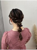 箔付きタイトヘアアレンジ/大宮東口タイトヘアアレンジ