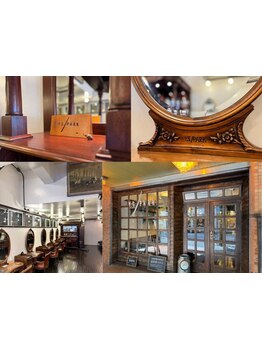 内装/外装に使用していく木材は全て天然木。髪も心も癒される、あなたのための時間を提供します。