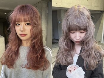 ロイリー バイ ローウェ 立川(Loely by Louwe)の写真/光に透けるようなカラーで、ナチュラルで柔らかい印象に♪女性らしさが増すスタイルをご提供！