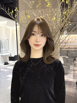 美髪イヤリングカラー髪質改善縮毛矯正美髪矯正