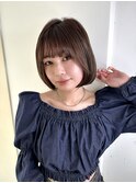 透け感暗めカラー