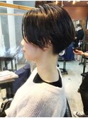 【松戸BULL】サロンスタイル☆黒髪ハンサムショート×刈り上げ