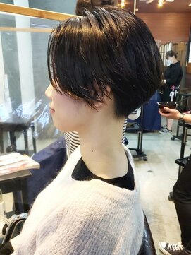 クレメント サロン ブル(Clement Salon Bull) 【松戸BULL】サロンスタイル☆黒髪ハンサムショート×刈り上げ