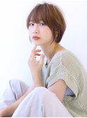 丸みショートボブ
