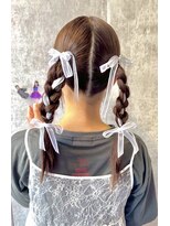 スタイル 横浜(STYLE)&nbsp;推し活ライブイベント前ヘア／ヘアセット/編み込み/アレンジ