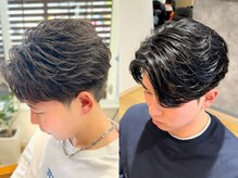 トレンドメンズパーマ*フェザーパーマ◎(佐賀/メンズカット眉毛)