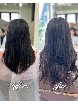 ガルボヘアー 心斎橋店(garbohair) 心斎橋プルエクステプルシールエクステビフォーアフター