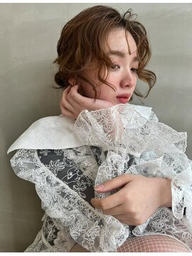 カシェ ホリエ(CACHE HORIE) ベージュ/ミディアム/アッシュベージュ