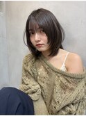 ブリーチなしカラー伸ばしかけヘア簡単スタイリング小顔ヘア