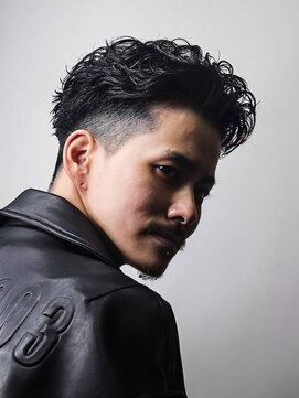 ゴールド 京都 三条(GOALD) スパイラルパーマオールバック