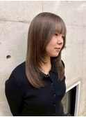 柔らか透明感カラー20代30代40代ブリーチなしショコラベージュ