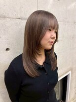 ロマーリ 岡山店(LOMARLIE)&nbsp;柔らか透明感カラー20代30代40代ブリーチなしショコラベージュ