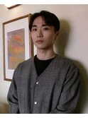 〈浅草 半個室〉 ニュアンスパーマセンターパート