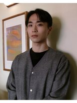 ヒントステーション フォーメンズ(HINTSTATION for Men's)&nbsp;〈浅草 半個室〉 センターパート/ニュアンスパーマ