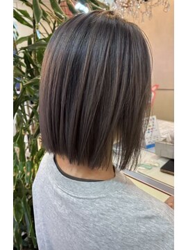 桃の木 ヘアー(桃の木 hair) グレージュバレイヤージュ