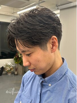 アンドメゾンオム(&Maison. homme) /フェザーパーマ/フェザーショート/メンズパーマ/