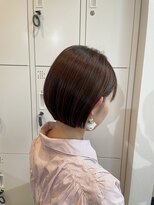 ジパング 押上店(Zipangu) まるみショートボブ/透明感カラー