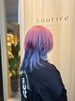 スーリール 室見店(Sourire)&nbsp;ブリーチ×デザインカラー