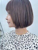 ルーファス 下北沢(Ruufus) 大人可愛いミルクティー/ミニボブ/30代40代50代