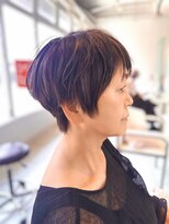 セブンフィズ(SEVEN fizz)&nbsp;【40代・50代・60代 白髪ぼかし】淡いピンクのショートヘア