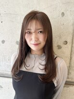 エミュ 天文館店(eMu) ミルクティーブラウン×レイヤーカット